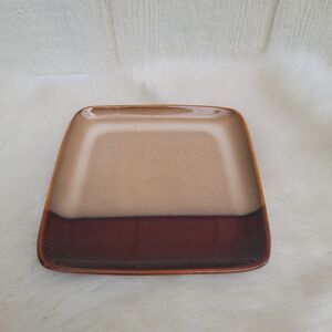 Sango 4976 Eclipse Brown Square Salad Plate